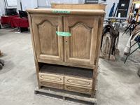    Wood T. V Cabinet and Dresser