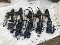    (6) Lincoln Cordless Grease Guns & Chargers
