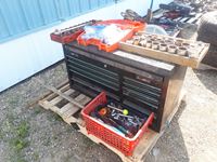    Husky Tool Box with Assortment of Tools