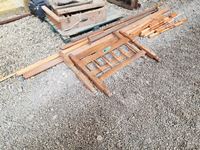    Twin Bed Frame and Miscellaneous Reclaimed Pine