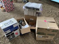   Miscellaneous Furnace Filters, (2) Paper Towels & Miscellaneous Plumbing Supplies