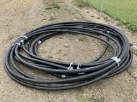    (3) 100 Ft Lengths of 2 Inch Plastic Pipe with Quick Couplers