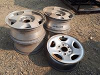   (5) Chevy 16 Inch Rims (4- Aluminum, 1- Steel)