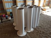    (12) 4 Ft X 10 Inch Construction Tubes