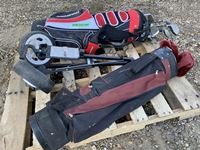    Golf Set with (2) Golf Bags & Golf Bag Cart