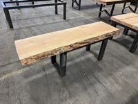    Wood/Metal Bench/Table