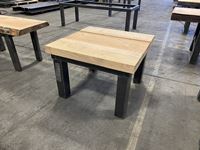    Wood/Metal Coffee Table