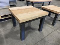    Wood/Metal Coffee Table