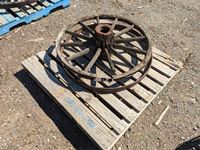    19 Inch Wooden Wagon Wheel