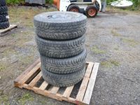    (4) 245/65R17 Snow Tires on Rims