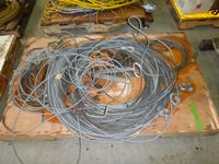    Pallet of Cable & 1 Ton Chain Hoist