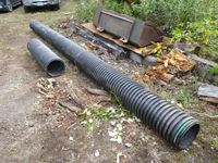    (2) 12 Inch Corrugated Poly Pipe