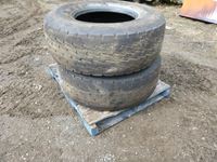    (2) Used 425/65R22.5 Tires