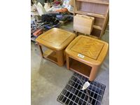    (2) Wooden End Tables