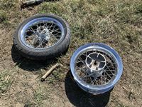    (2) Dunlop D407F 130/80B17 Tires w/ Rims