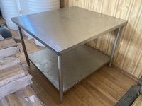    42 Inch Stainless Steel Table