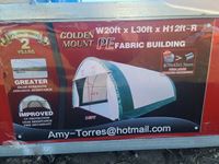 Golden Mountain  20 Ft X 30 Ft X 12 Ft Dome Storage Shelter