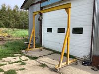 2 Ton Shop Hoist on Rolling Stand