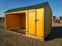 7 Ft X 14.5 Ft Livestock Shelter with Tack Room