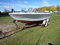    Fibre Glass Open Bow Boat with T/A Trailer