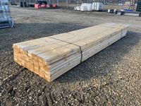 (64) 2 Inch X 6 Inch X 16 Ft SPF Rough Cut Lumber