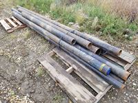 (9) Approximately 7-14 Ft X 3.5-6.5 Inch Pipe