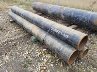 (4) Approximately 11 Ft X 8.5-10.5 Inch Pipe
