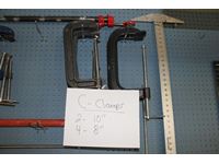    (6) 8 Inch and 10 Inch C Clamps