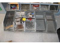    (5) Nail Storage and Carry Bins with Contents