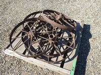    (5) Vintage Steel Wheels