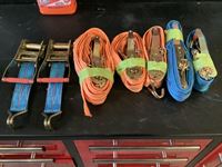    Various Sized Ratchet Straps and Ratchets