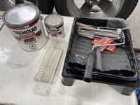    (2) Cans of Paint with Paint Tray & Rollers