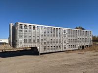 2015 Wilson  53 Ft TRI/A Aluminum Cattle Liner