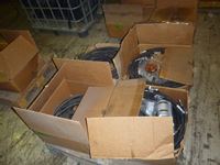    (4) Boxes of Hydraulic Hose, Valves, Cylinder Stops & Lights