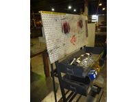    Rolling Shop Cart & Miscellaneous Hardware