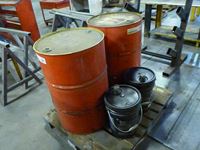    (2) Part Barrels & Pails of Shell S2 M 220 Oil