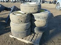    (7) Various Size Implement Tires with Rims