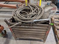    Steel Container with Miscellaneous Hardware