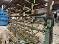    Steel 15 Ft Material Rack with Steel Material