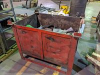    Steel Tote of Miscellaneous Ag Parts