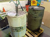    1/2 Barrel of Degreaser & 1/2 Barrel of 32 Hydraulic Oil
