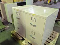    (2) 2 Drawer Filing Cabinets