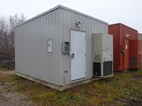    12 Ft X 16 Ft Insulated Skid Mounted Building
