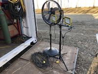    20 Inch Fan, LED Construction Lights & Extension Cords