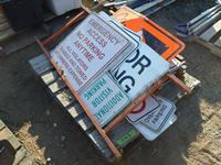    Qty of Various Construction Signs