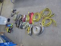    Qty of Slings, Ratchet Straps, Bungee Cords & Safety Harness