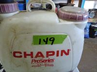    Chapin Back Pack Sprayer & Metal Gas Can