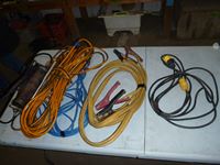    Extension Cords, Booster Cables & Grease Guns