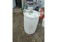    30 Gal Poly Barrel with Hand Pump