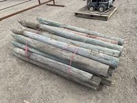 Qty of 4-5 Inch X 7 Ft Fence Posts